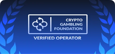 %domain% Verified Operator by Crypto Gambling Foundation - Provably Fair Gaming
